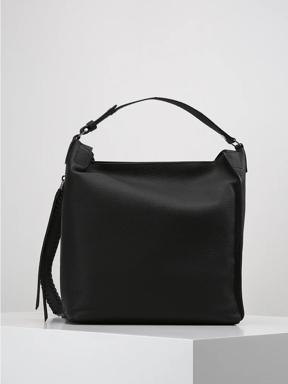 AllSaints Kita Small Convertible Leather Backpack Black (Like New)
